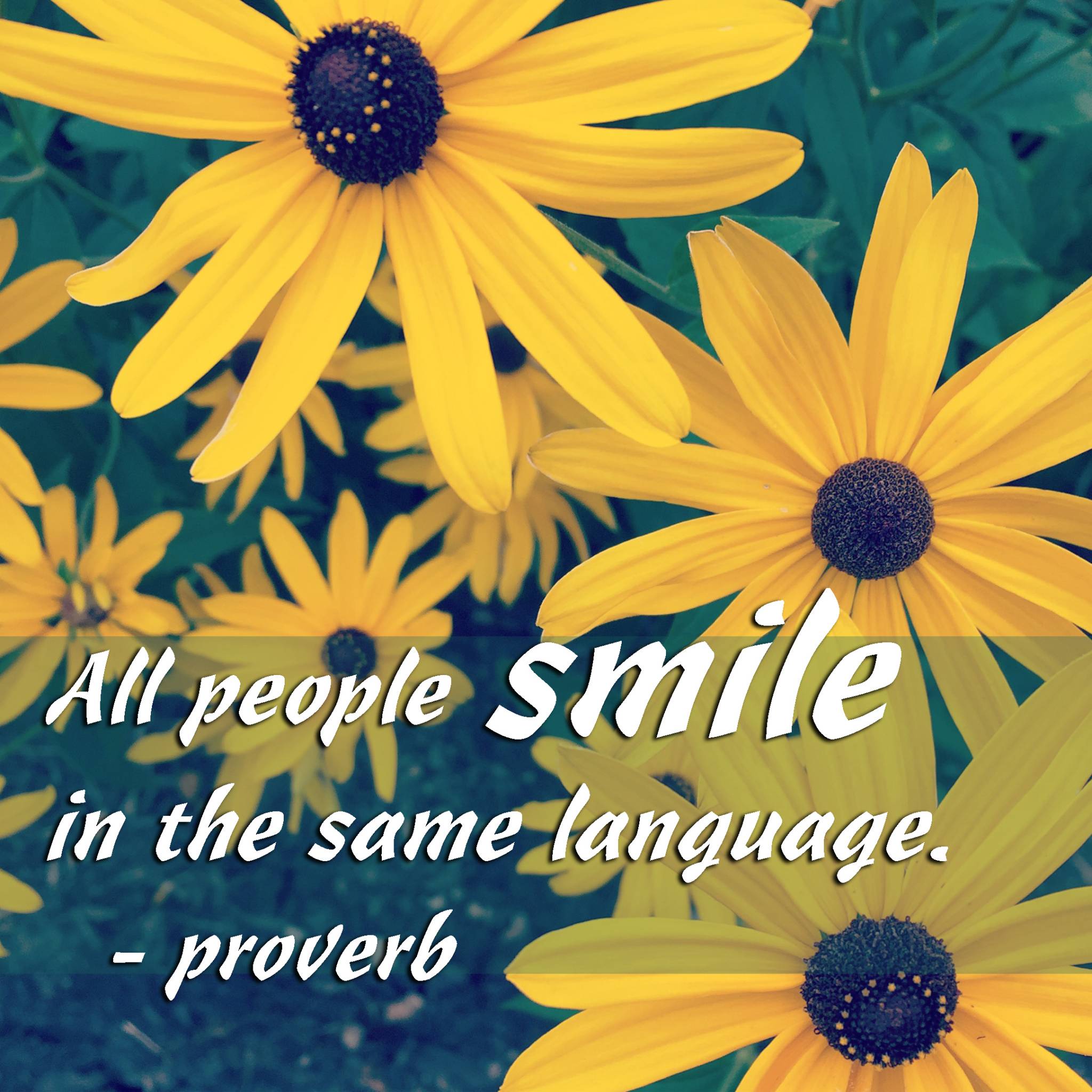 Motivational quote about smiles - Janet & Clarence